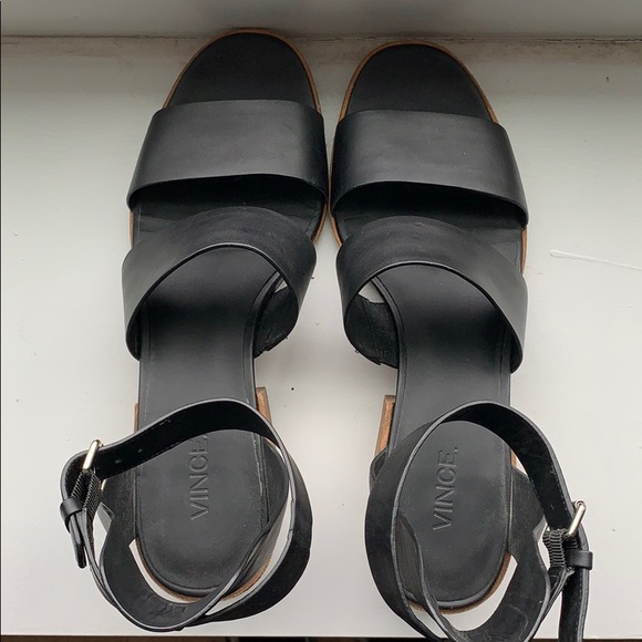 Vince Frida block heel sandals 8.5 - Picture 4 of 5